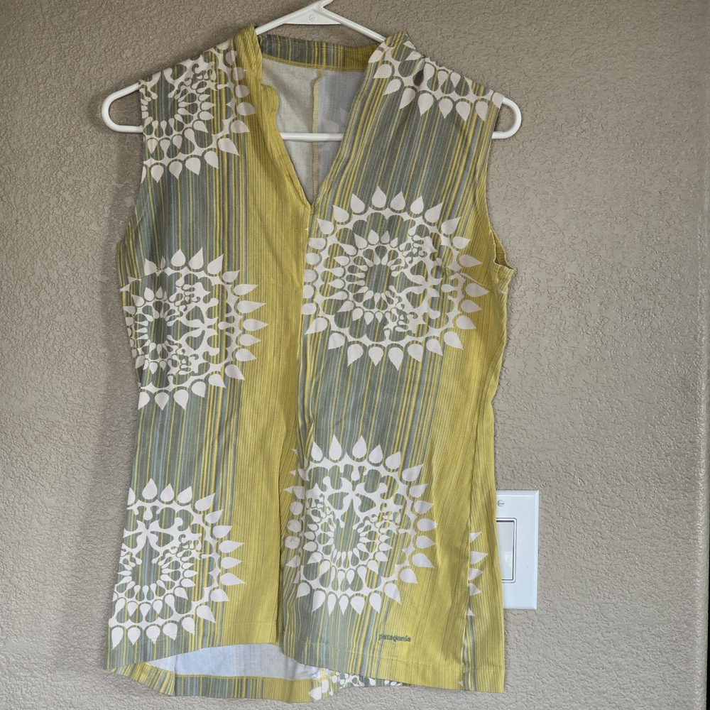 Patagonia Mandala Print Tank Top – Organic Cotton –‎ Size M